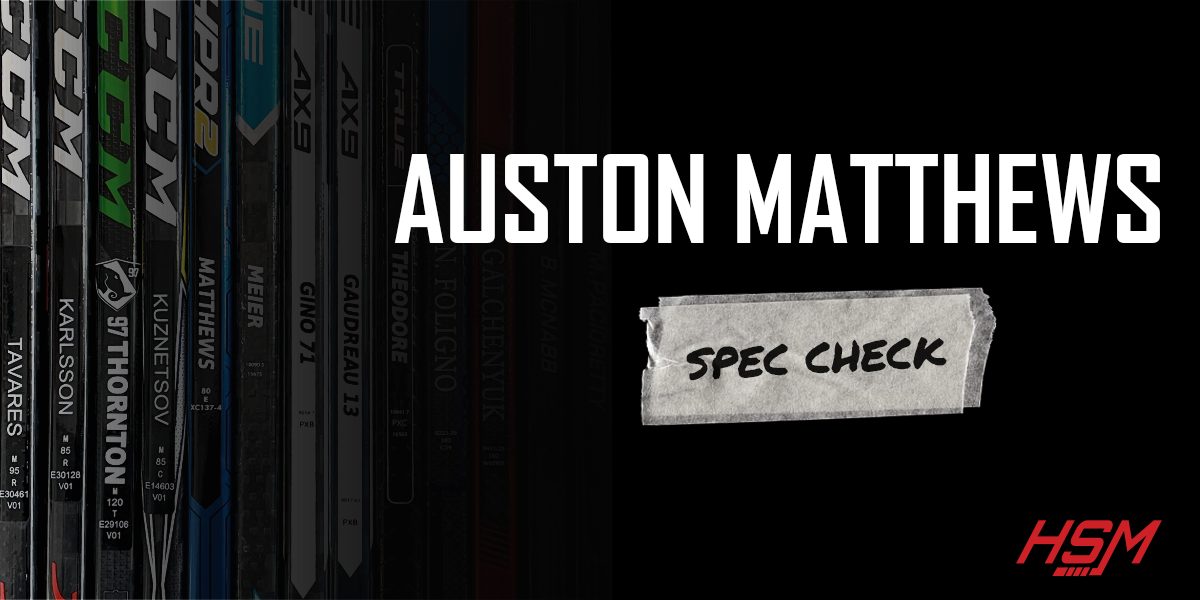 Auston Matthews Stick Spec Check