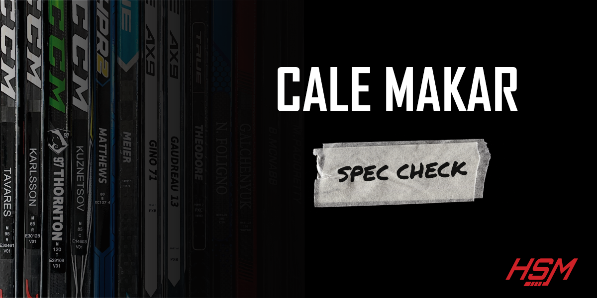 Cale Makar Stick Spec Check