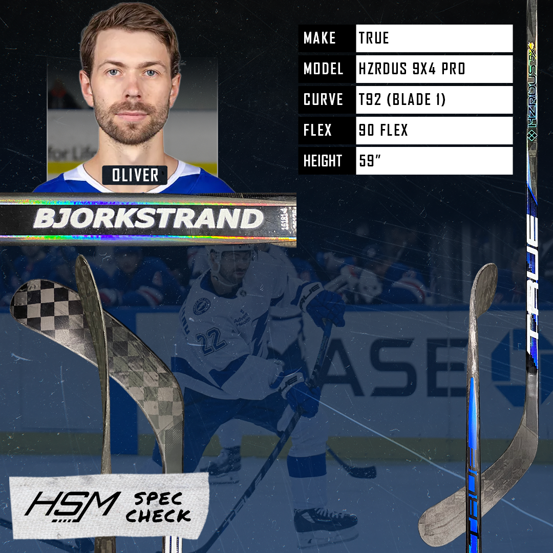 Oliver Bjorkstrand Stick Spec Check