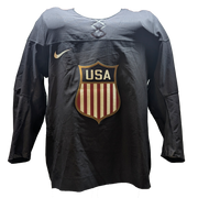 Nike - Maillot d'entraînement authentique avec logo Shield de l'équipe américaine IIHF d'occasion