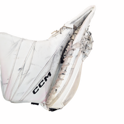 CCM Axis XF - Gant de gardien de but Pro Stock d'occasion (blanc)