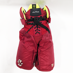 Warrior Alpha Pro - NCAA Pro Stock Hockey Pants (Maroon)