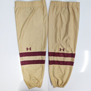 NCAA - Chaussettes de hockey Under Armour d'occasion (or/marron)