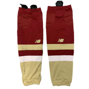 NCAA - Chaussettes de hockey New Balance d'occasion (marron/doré/blanc)