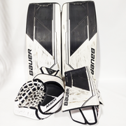 Bauer Supreme Mach - Ensemble de protections de gardien senior Pro Stock d'occasion (noir/blanc)