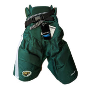 Bauer Nexus - Pantalon de hockey NCAA Pro Stock pour femme (vert/blanc)
