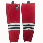 Bauer - Nouvelles chaussettes de hockey (rouge/blanc/noir)