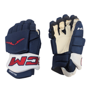 CCM HGTKPP - Gants Pro Stock Équipe de France - Pierre-Édouard Bellemare (Bleu/Blanc)