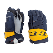 CCM HGQLXP - Gant NHL Pro Stock - Sabres de Buffalo (bleu marine/jaune)