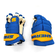 Sherwood Pro - NHL Pro Stock Glove - Buffalo Sabres (Blue/Gold)