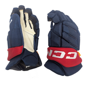 CCM HGJS - Gant NHL Pro Stock - Blue Jackets de Columbus (bleu marine/rouge)