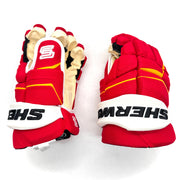Sherwood Pro - NHL Pro Stock Glove - Calgary Flames (Red/Orange)