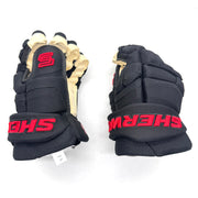 Sherwood Pro - NHL Pro Stock Glove - Carolina Hurricanes (Black/Red)