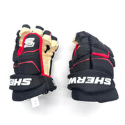 Sherwood Pro - NHL Pro Stock Glove - Chicago Blackhawks (Black/Red)