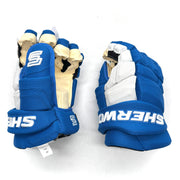 Sherwood Pro - NHL Pro Stock Glove - Colorado Avalanche (Blue/White)