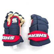 Sherwood Pro - NHL Pro Stock Glove - Columbus Blue Jackets (Navy/Red)