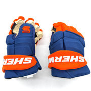 Sherwood Pro - NHL Pro Stock Glove - Edmonton Oilers (Blue/Orange)