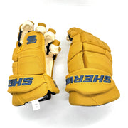 Sherwood Pro - NHL Pro Stock Glove - Edmonton Oilers (Gold/Blue)