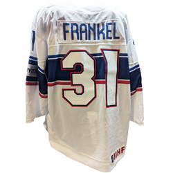 Nike - Maillot de match d'occasion de l'équipe américaine IIHF (blanc)