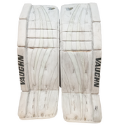 Vaughn Velocity V7 - Jambières de gardien de but Pro Stock d'occasion (blanches)