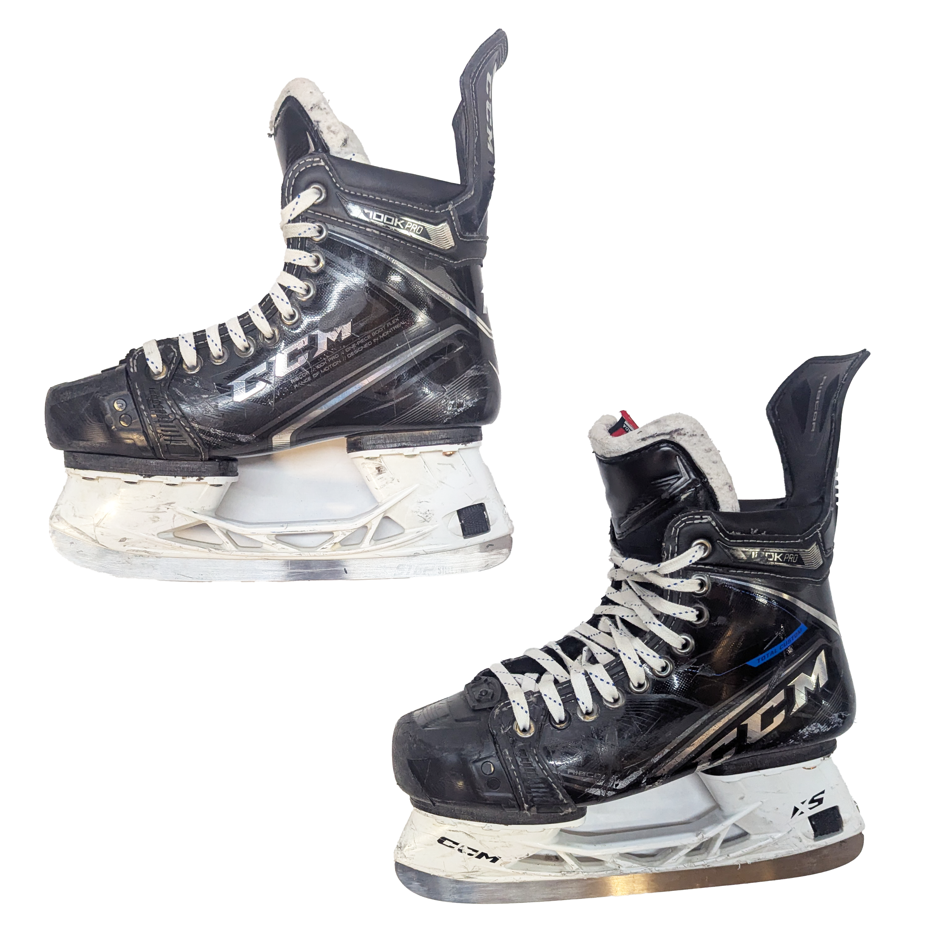 CCM Ribcor 100k Pro - Used NCAA Pro Stock Hockey Skates - Size 6.75D