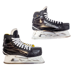 Bauer Supreme 1S - Patins de gardien de but de hockey NCAA Pro Stock d'occasion - Taille 8