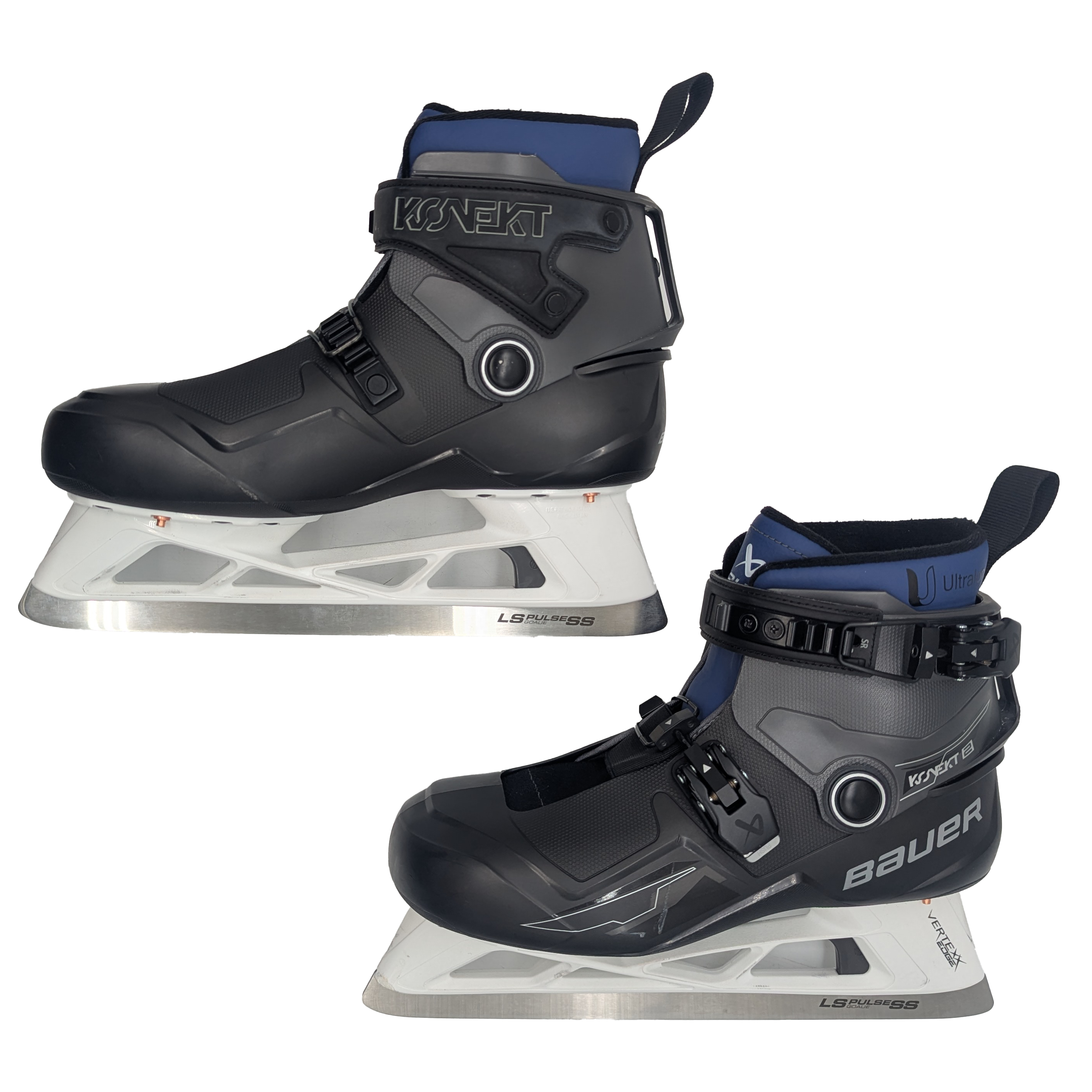 Bauer Konekt 2 - AHL Used Pro Stock Goalie Skates - Size 9