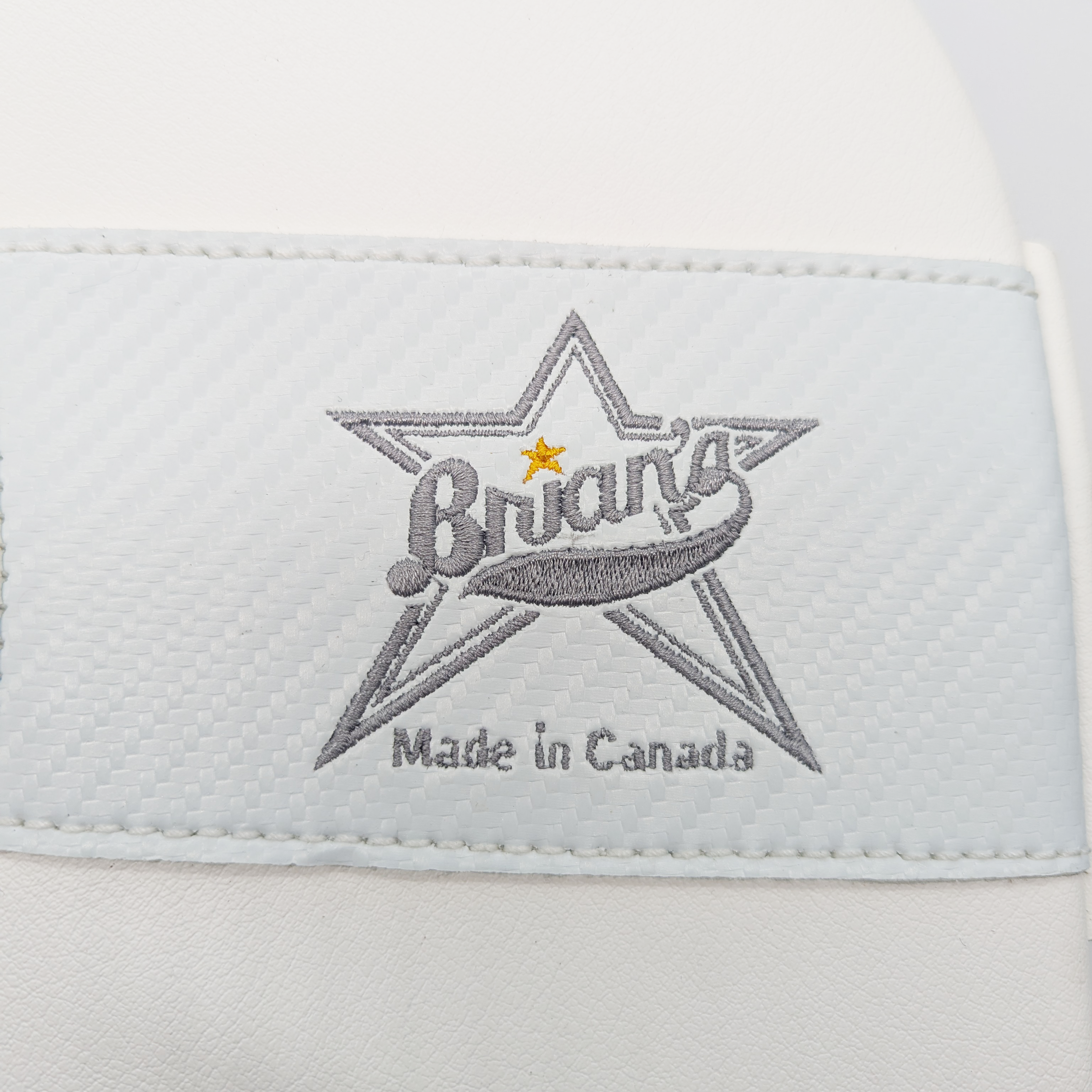 Brian's Custom - AHL Pro Stock Goalie Blocker (White/Black/Silver)
