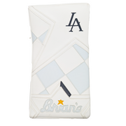 Bloqueur de gardien de but personnalisé de Brian - AHL Pro Stock (blanc/noir/argent)