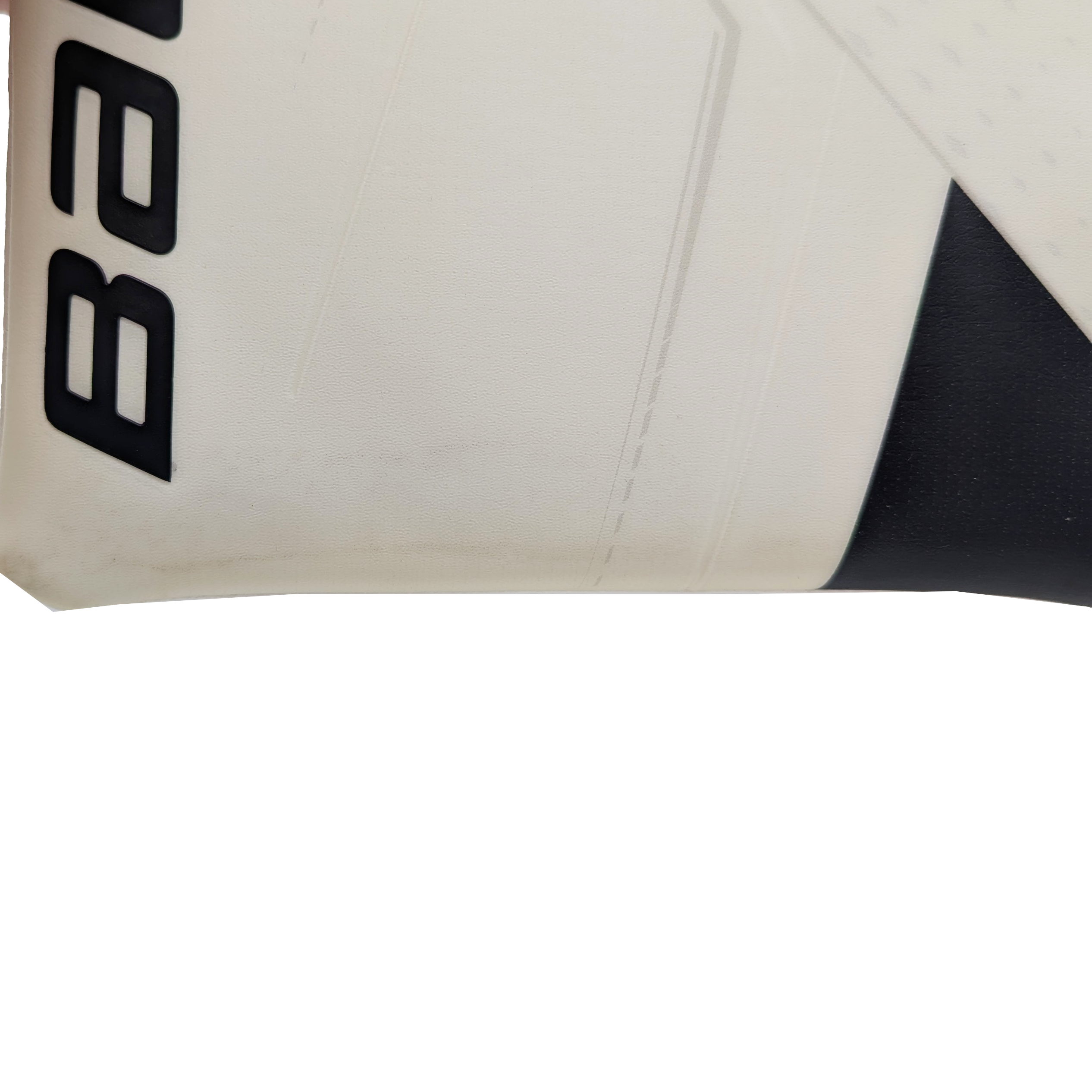 Bauer Vapor Hyperlite - AHL Pro Stock Goalie Blocker (White/Black/Silver)