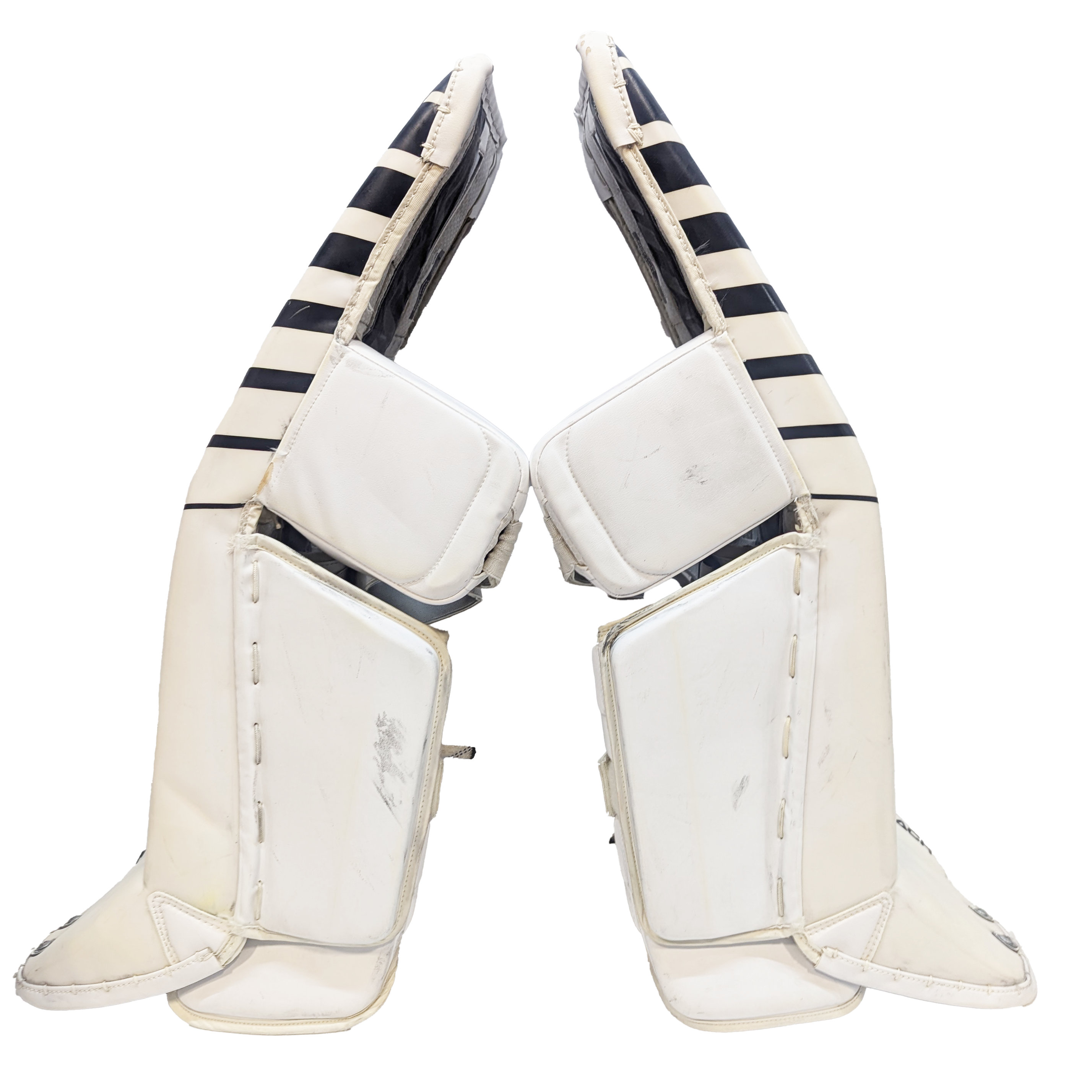 Bauer Supreme Mach - Used Pro Stock Goalie Full Set (White/Black/Silver)