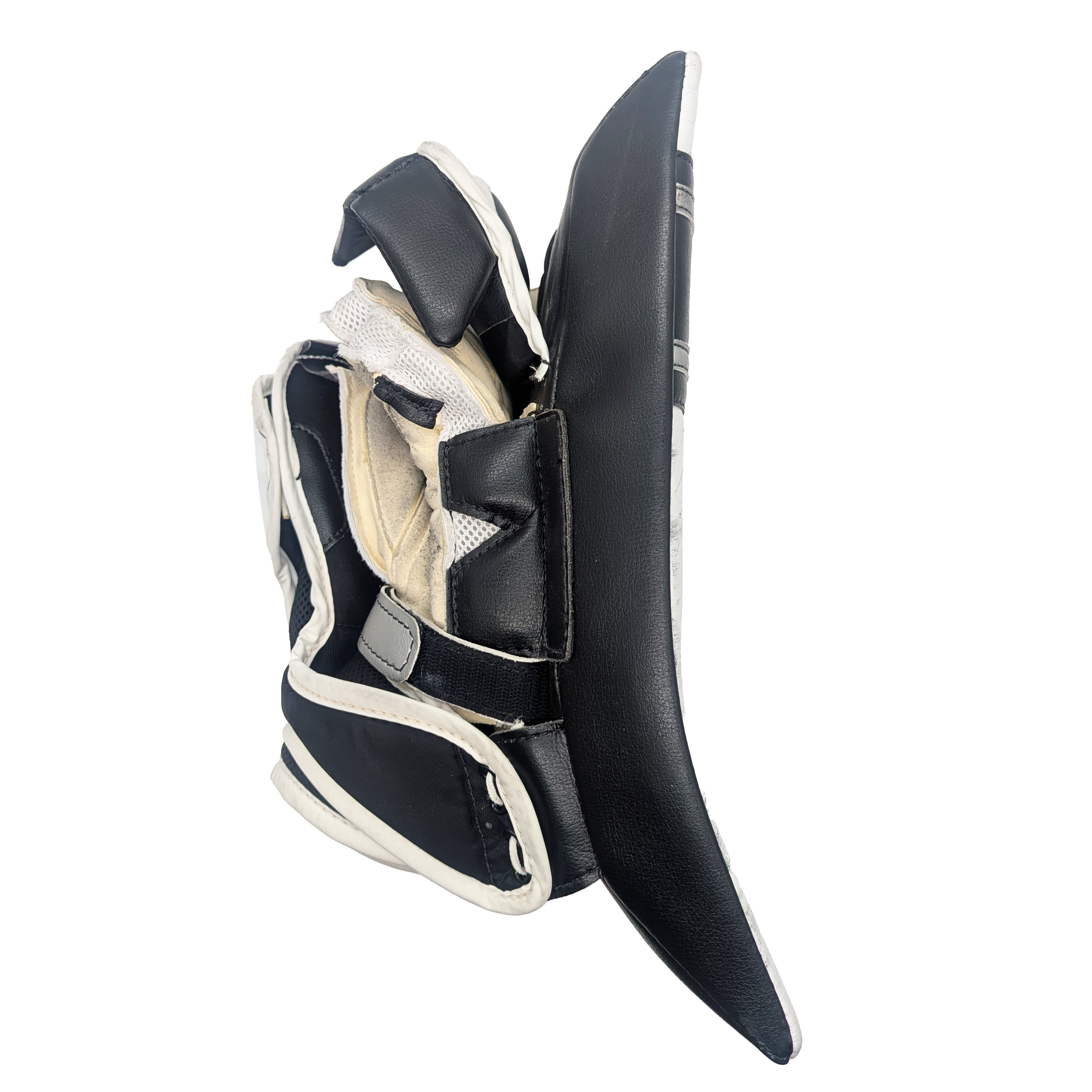 Vaughn V5 7990 - Pro Stock Goalie Blocker - Full Right - (White/Black)