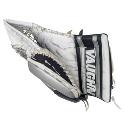 Vaughn V6 2000 Pro - Used Pro Stock Goalie Glove Full Right (White/Black)