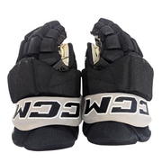 Gants CCM Tacks XF Pro d'occasion AHL Pro Stock (noir/gris)