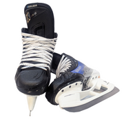 Bauer Vapor Hyperlite 2 – Patins de hockey Pro Stock – Taille 7 (Bleu)