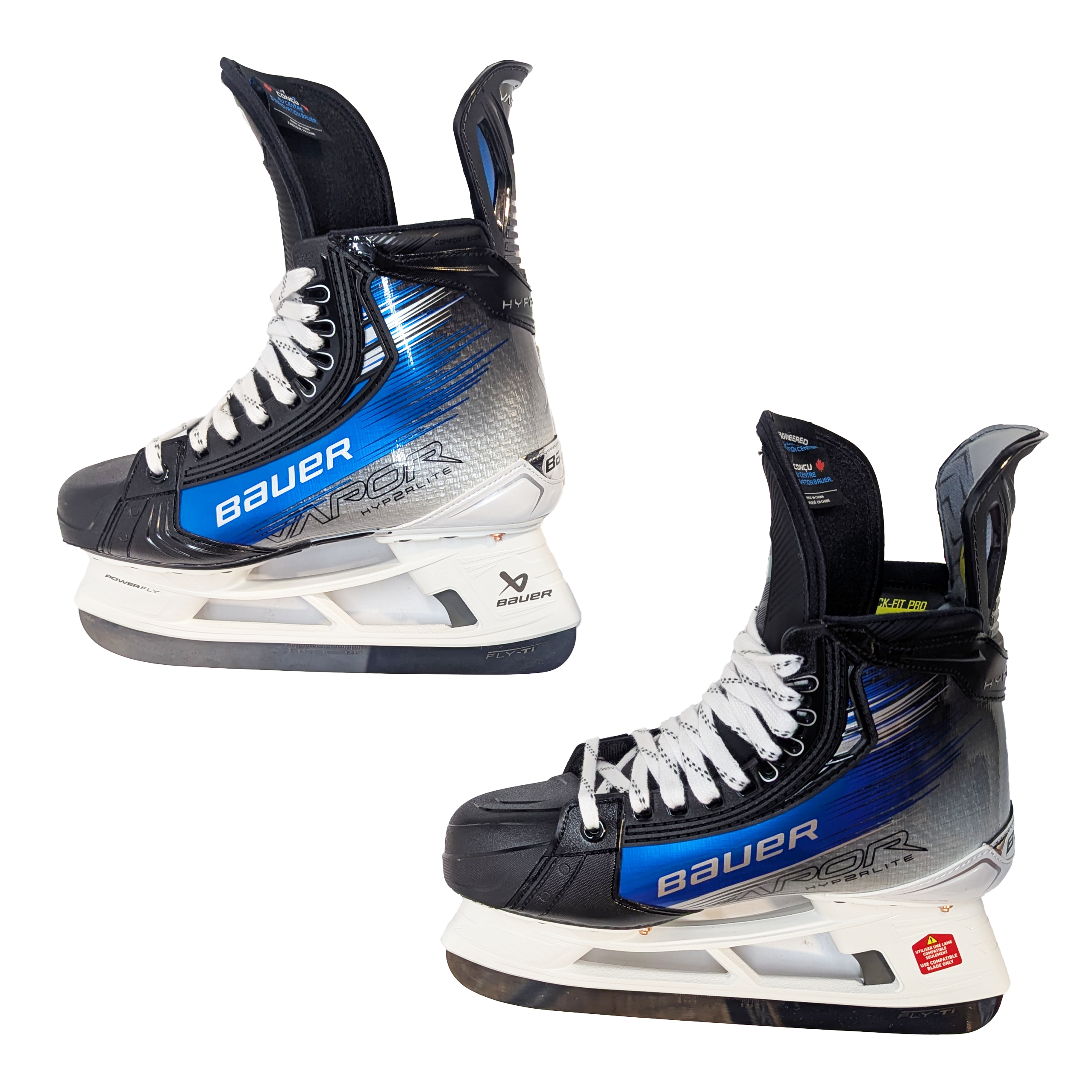 Bauer Vapor Hyperlite 2 - Pro Stock Hockey Skates - Size 7 (Blue)