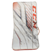 CCM Axis - Bloqueur de gardien de but WHL Pro Stock d'occasion (blanc/orange/bleu marine)