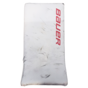 Bauer Vapor Hyperlite 2 - Bloqueur de gardien de but Pro Stock NCAA d'occasion (blanc/rouge)