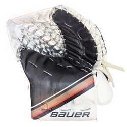 Bauer Vapor Hyperlite 2 - Ensemble de gardien de but complet WHL Pro Stock Senior d'occasion (blanc/noir/beige)
