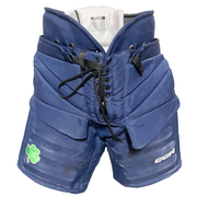 CCM HPG12A - Pantalon de gardien de but de hockey NCAA Pro Stock d'occasion (bleu marine)