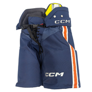 CCM HPTK - Pantalon de hockey WHL Pro Stock (bleu marine/orange/blanc)