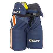 CCM HPTK - Pantalon de hockey WHL Pro Stock d'occasion (bleu marine/orange/blanc)