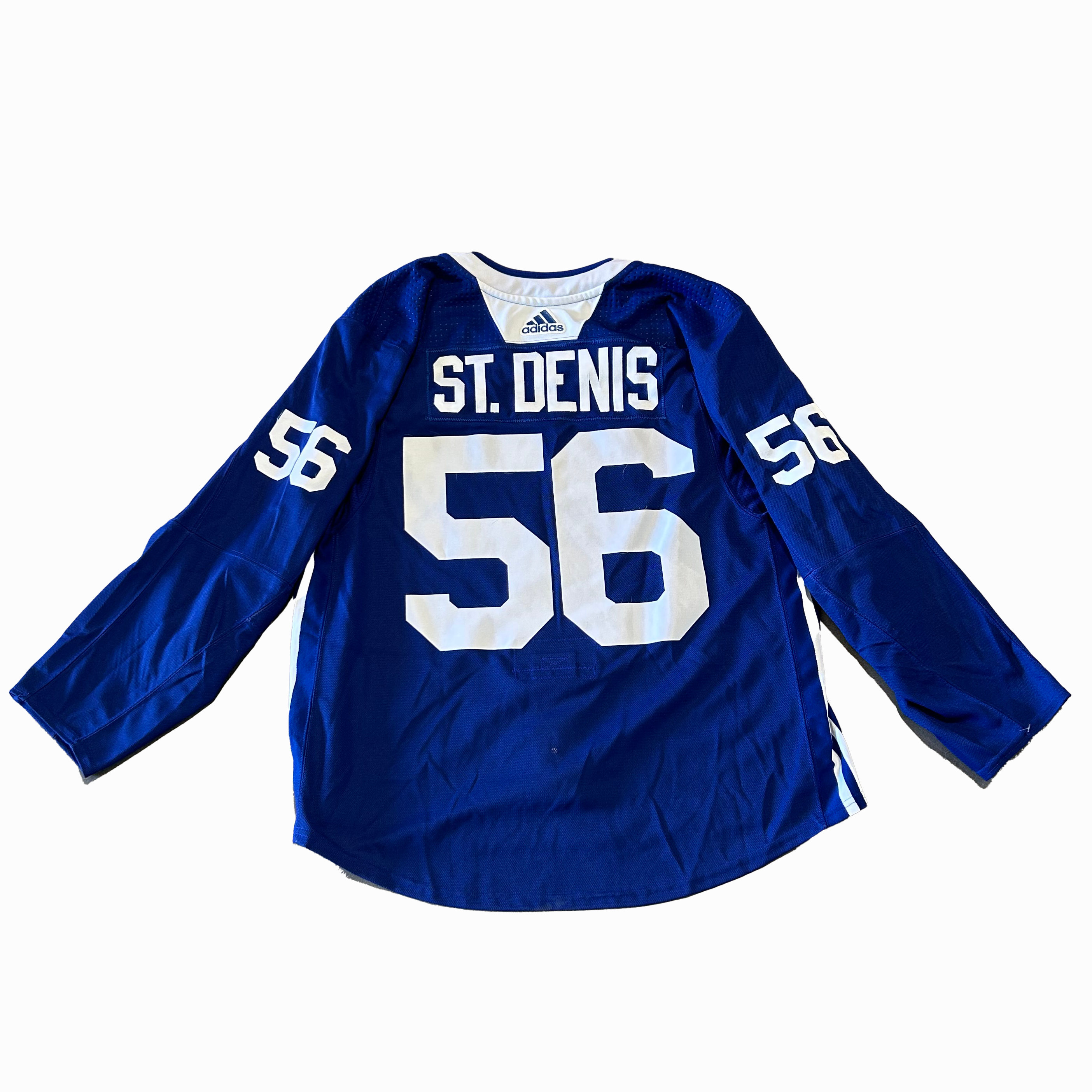 NHL - Used New York Islanders Adidas Practice Jersey With Namebars (Blue)
