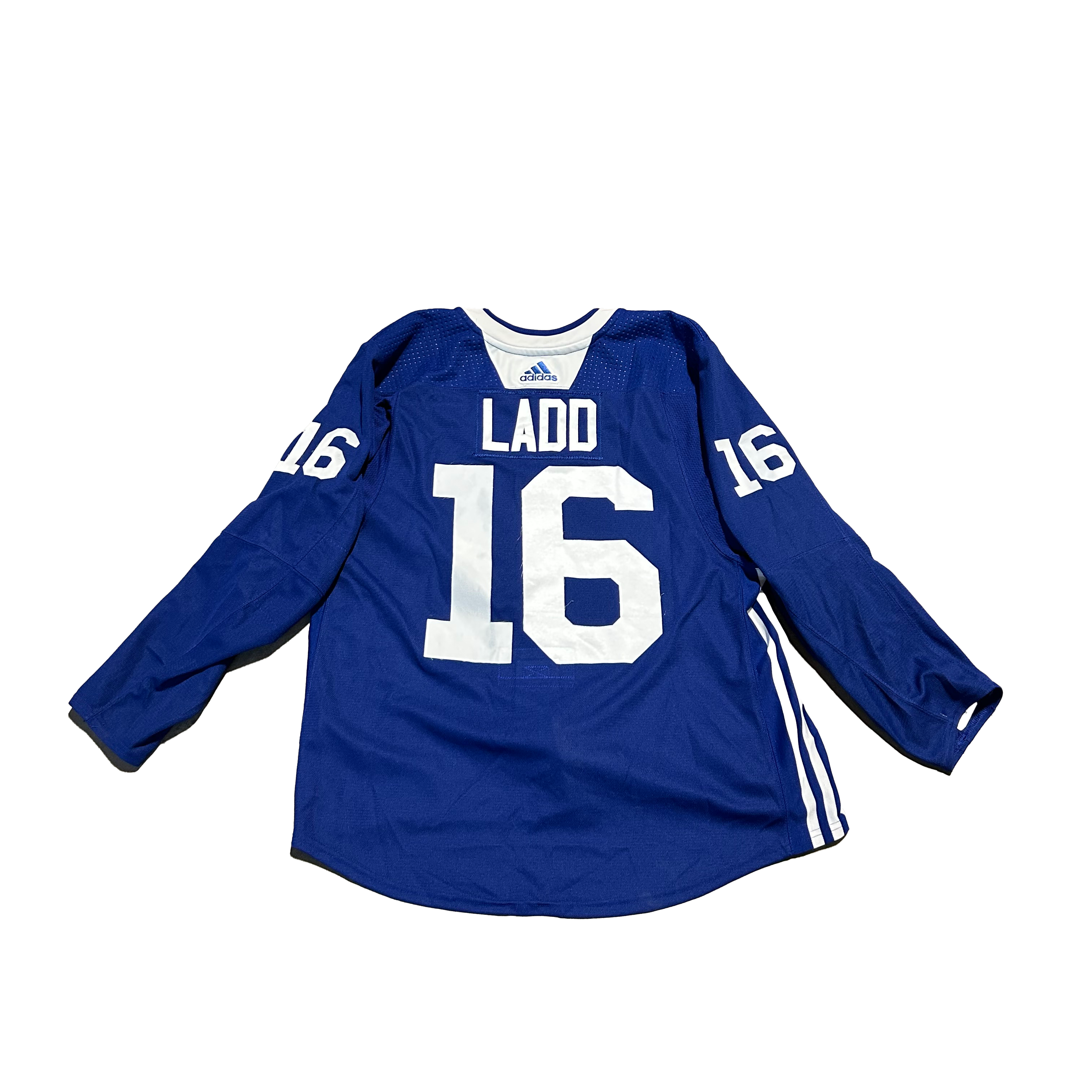 NHL - Used New York Islanders Adidas Practice Jersey With Namebars (Blue)
