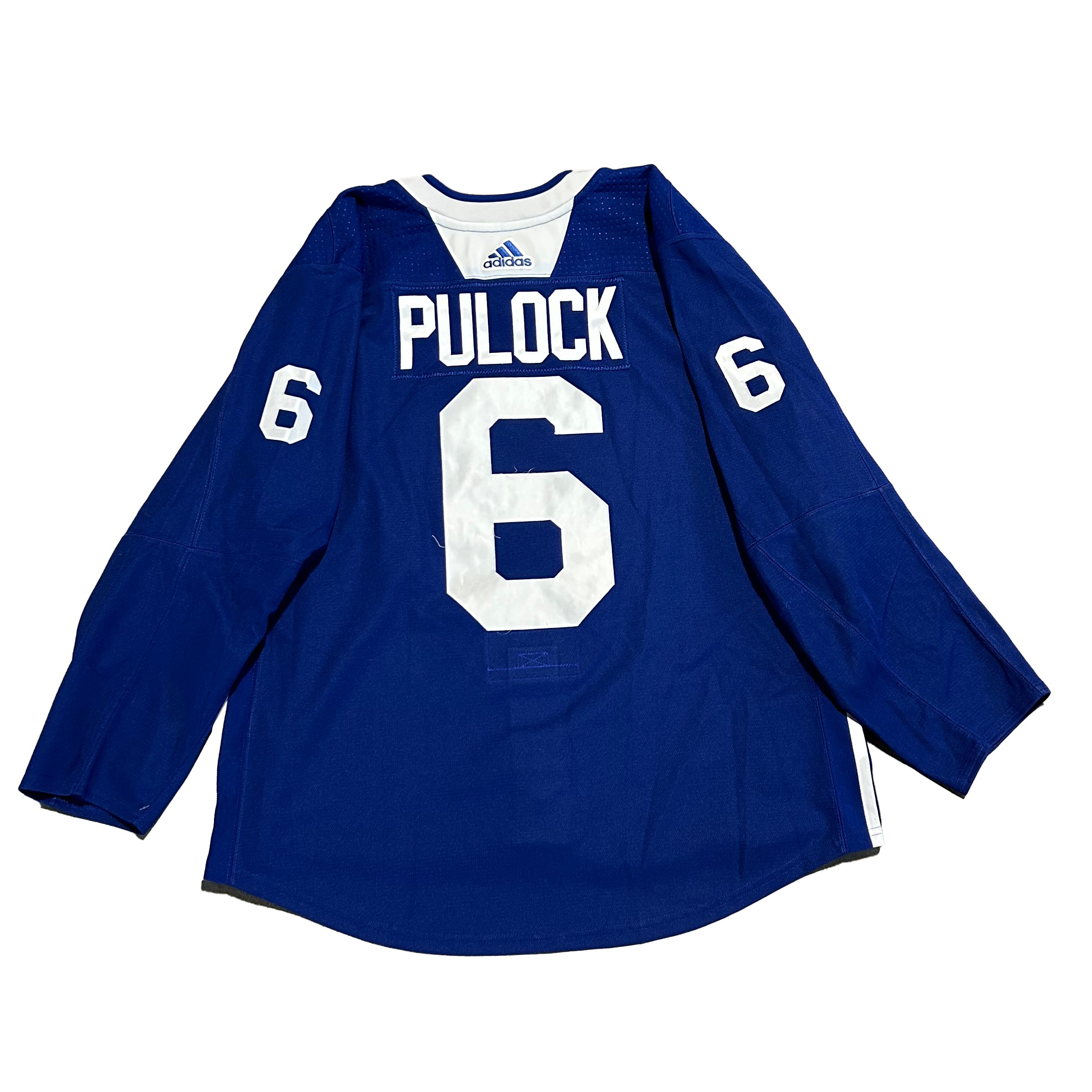 NHL - Used New York Islanders Adidas Practice Jersey With Namebars (Blue)