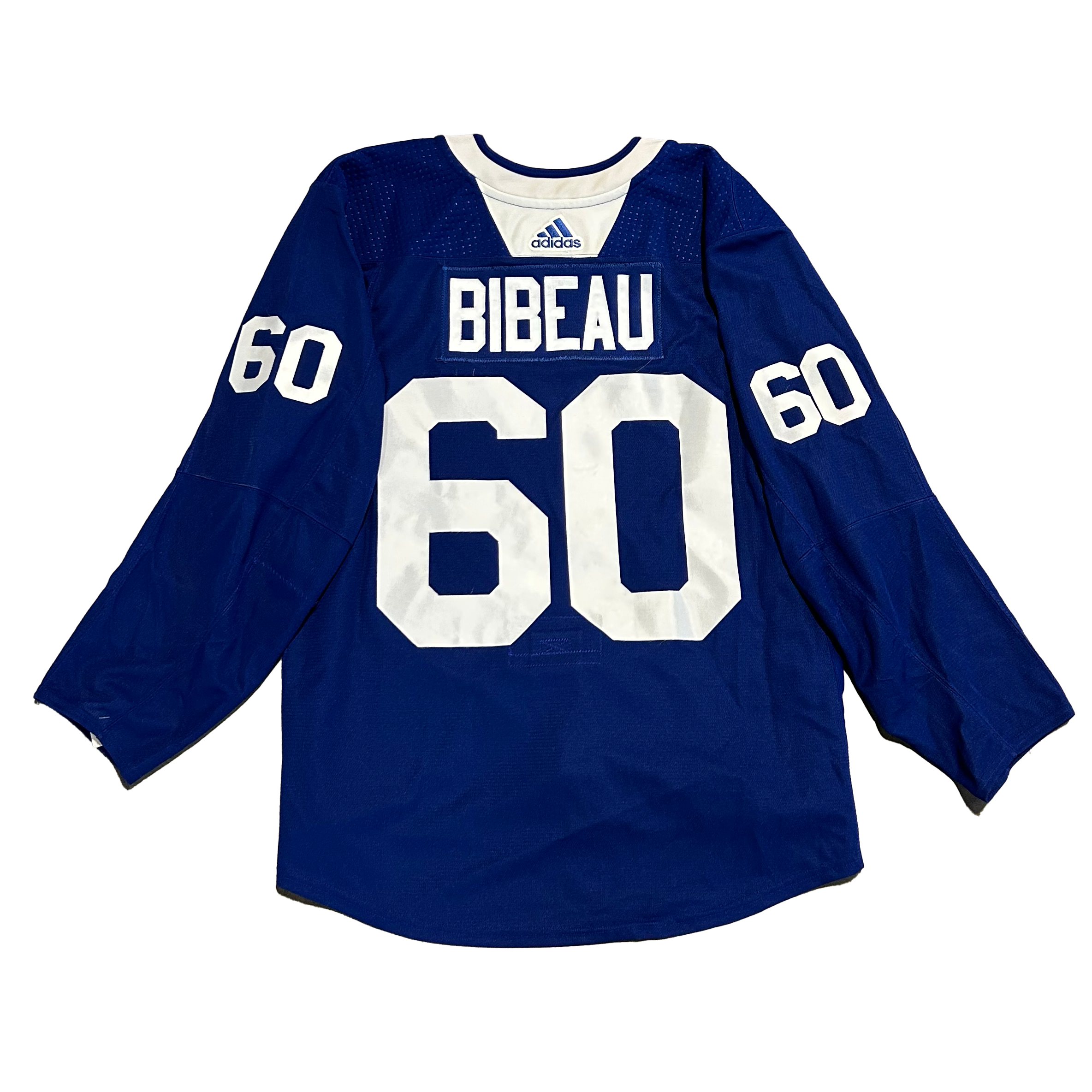 NHL - Used New York Islanders Adidas Practice Jersey With Namebars (Blue)