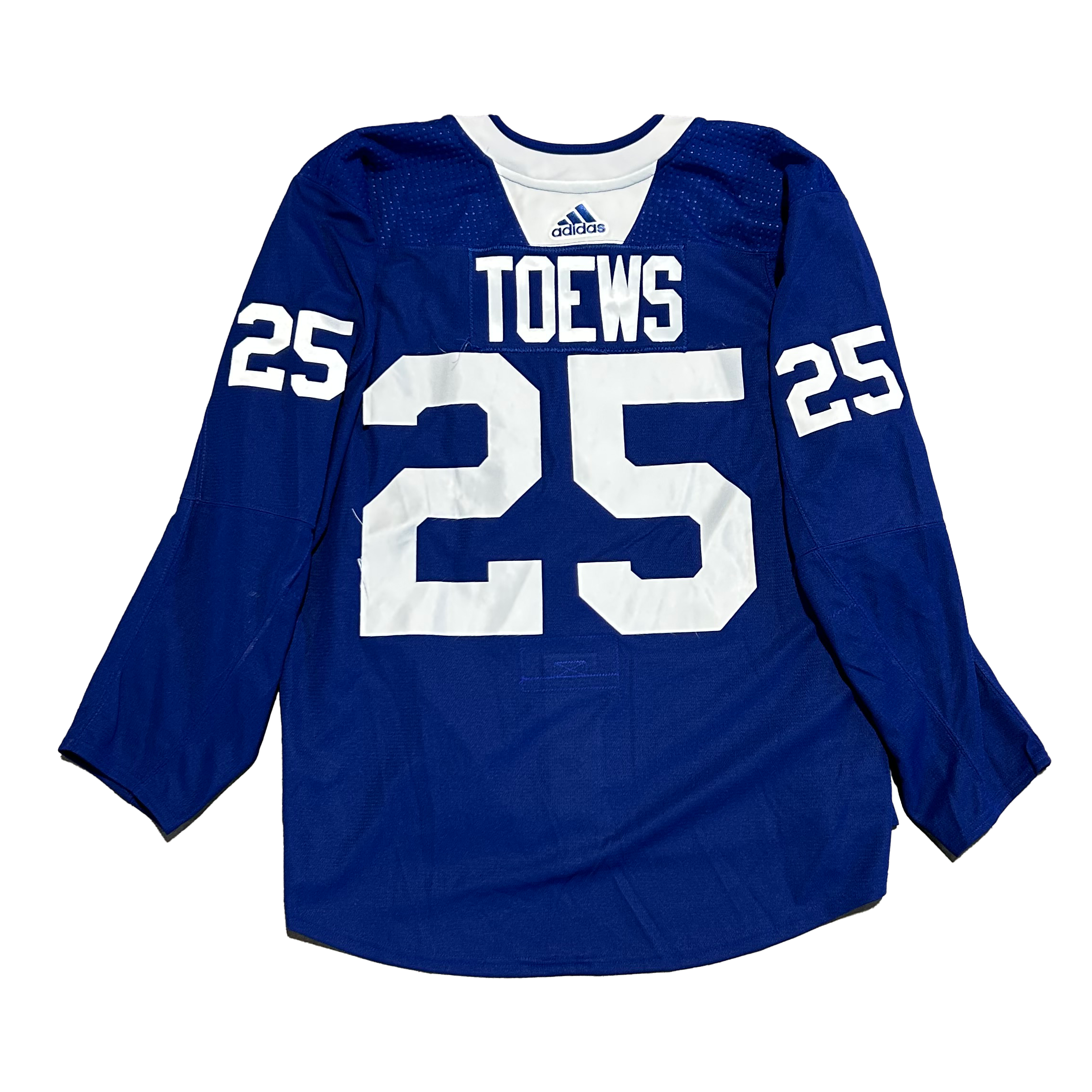 NHL - Used New York Islanders Adidas Practice Jersey With Namebars (Blue)