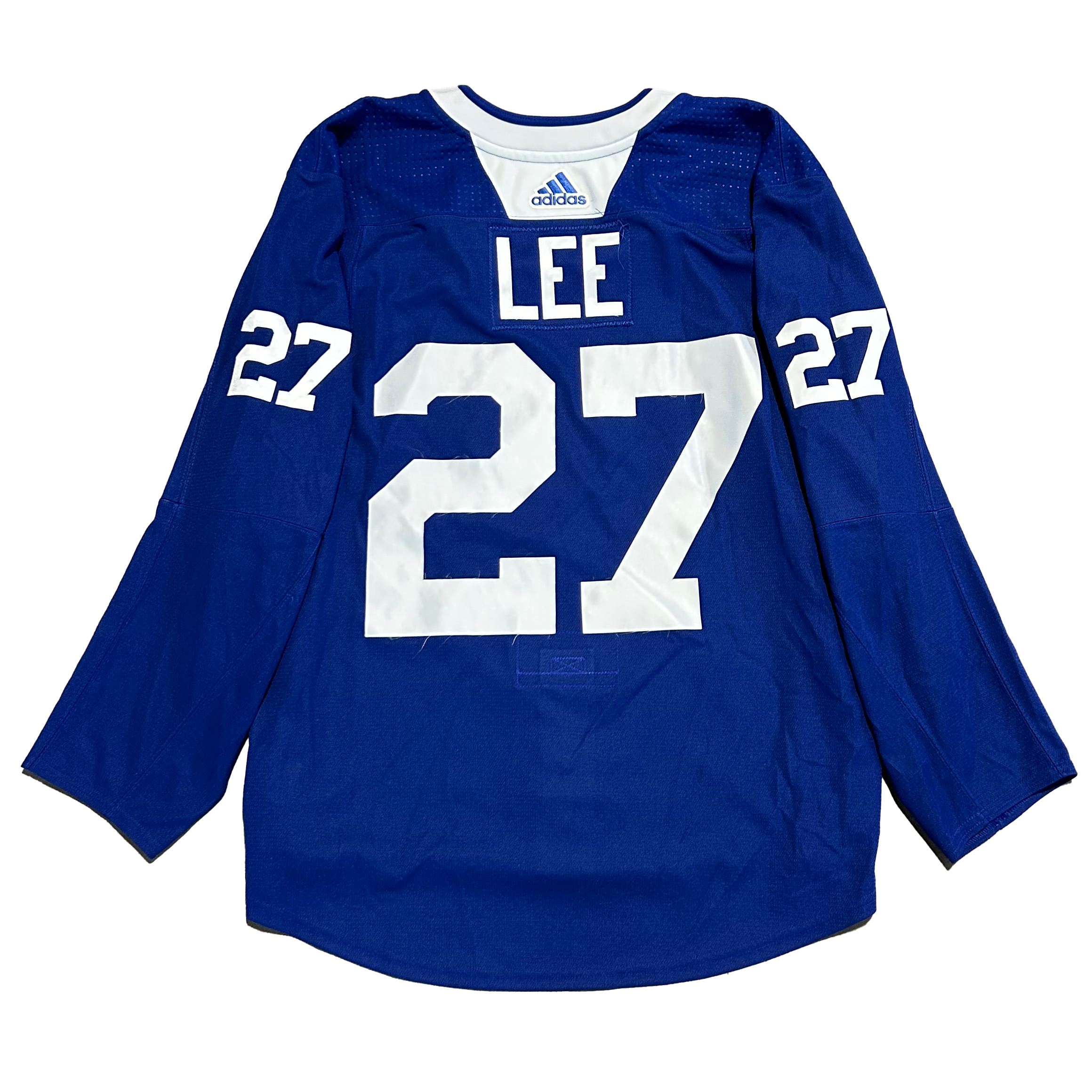 NHL - Used New York Islanders Adidas Practice Jersey With Namebars (Blue)