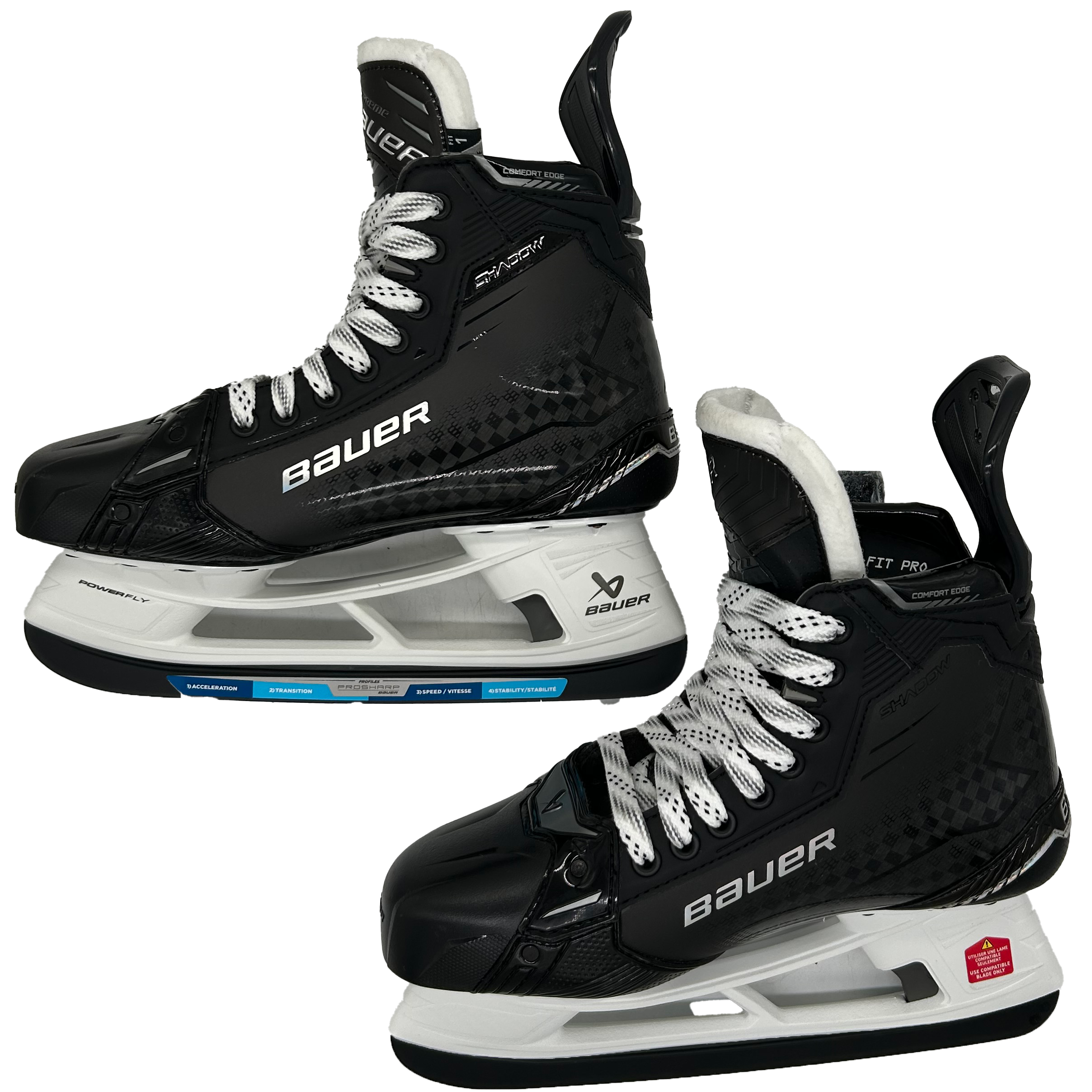 Bauer Supreme Shadow - Pro Stock Hockey Skates - Size 9.5 Fit 1