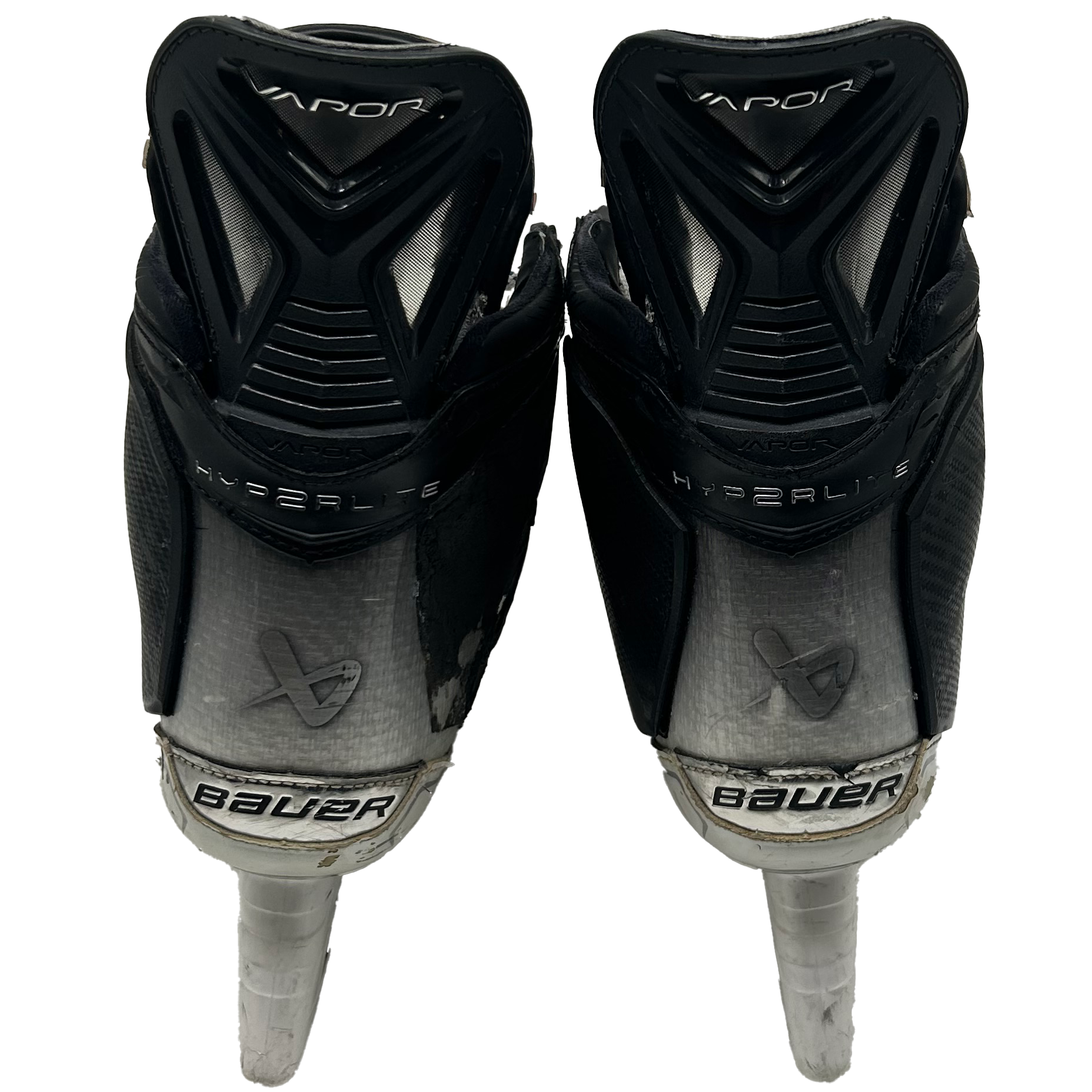 Bauer Vapor Hyperlite 2 - Used Pro Stock Hockey Skates - Size 8 with Shot Blockers